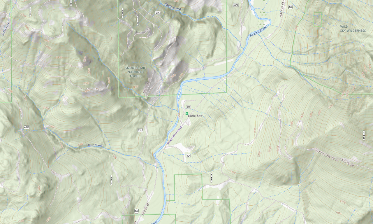 Beckler River Campground — RV campground near Seattle